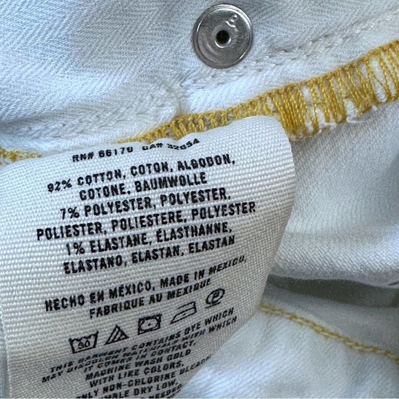 Pilcro & The Letterpress The Stet White Five Pocket Fit Shorts 29 Anthro - Picture 12 of 14